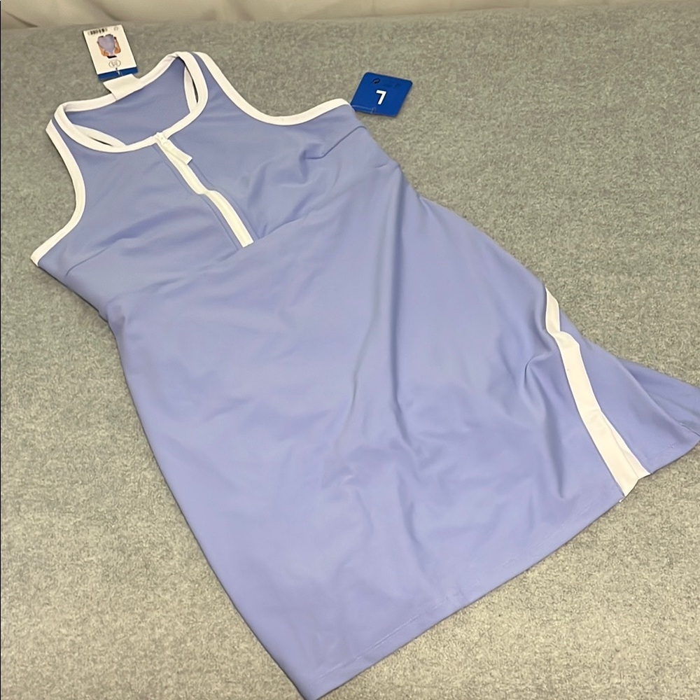 Sage Athletic Romper Dress Large Tennis Golf Summer Active Pickleball Preppy